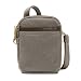 Travelon Anti-Theft Courier Mini Crossbody Cross Body Bag, Stone Gray, One Size