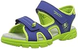 kindersandalen jungen 26 Weiches Fußbett Superfit Jungen Scorpius Riemchensandalen, Blau (Blau/Grün 81), 25 EU