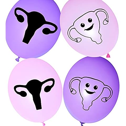 ROFLmart Uterus Balloons Party Decorations Cover