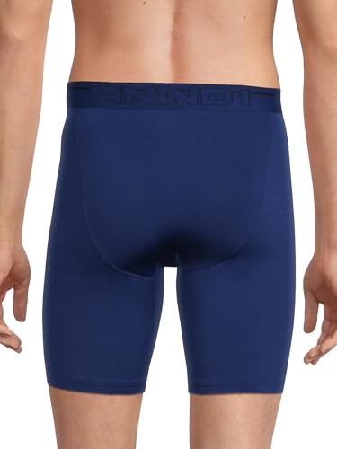 AND1 X-Large (40""-42"") Boxer Briefs Performance Underwear 9"" Inseam Long Leg, Red Blue Black Grey3