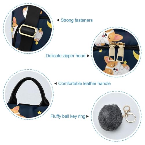 Sac à dos corgi imperméable et léger avec grand compartiment - 5