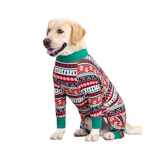 犬服 ドッグウェア パジャマ 四つの足を包む 犬の服 柔らかい ソフトコットン生地 防寒着 暖かい おしゃれ かわいい 室内用 小型犬 中型犬 大型犬 抜け毛対策 虫よけ対策 部屋着 秋 冬 部屋着 お出かけ お 散歩 MAIDEHAOA (レッド1,34