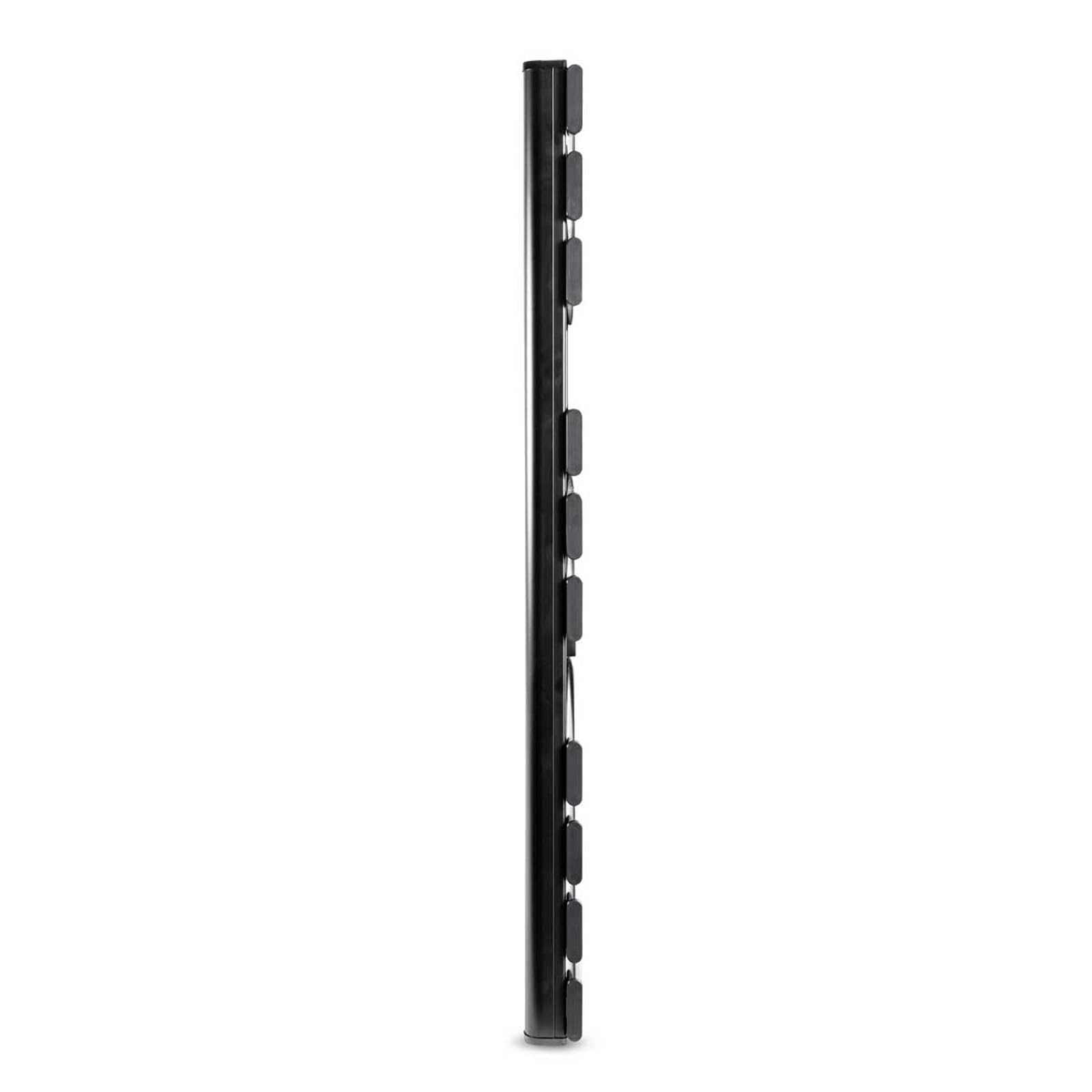 YOEVU | Radiador toallero eléctrico | 500W, Aleación de Aluminio | Temporizador LED, 2 Modos, IP24 | Calienta y Seca Toallas con bajo Consumo | Negro