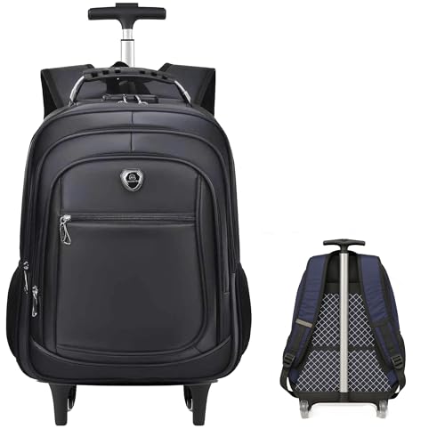 Mochila com rodinhas carrinho refor?ada masculina,feminina e juvenil, escolar e viagens, grande capaciade e refor?ada
