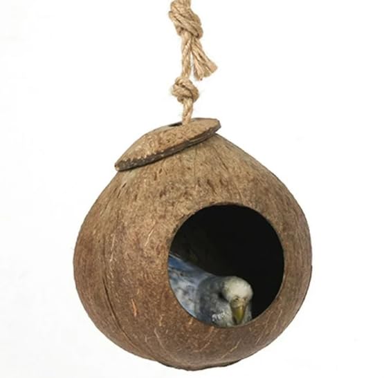 Natural and Strong Coconut Shell (Polished) Birds Nest | Cage | House for Exotic Pet Birds | Budgies | Parakeet | Finches | Love birds | Parakeet (B0D8VPTFDN) Amazon Price History, Amazon Price Tracker