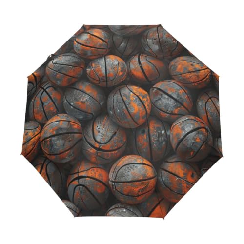 Parapluie basket art abstrait anti-UV ultra-léger pour protéger les enfants à la plage