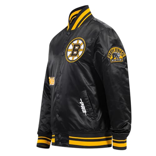 Image of Pro Standard Mens NHL Old English Satin Jacket
