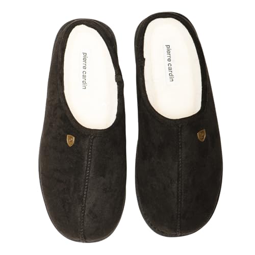 Chaussons mules homme Pierre Cardin contre le sol froid et les risques de glissade