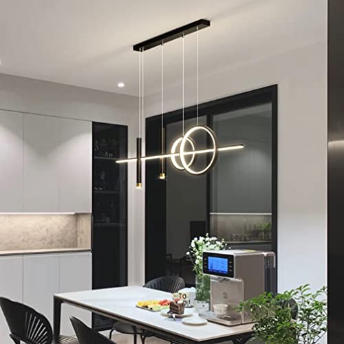Plafonnier LED moderne pour îlot de cuisine avec télécommande et d'intensité variable - 5