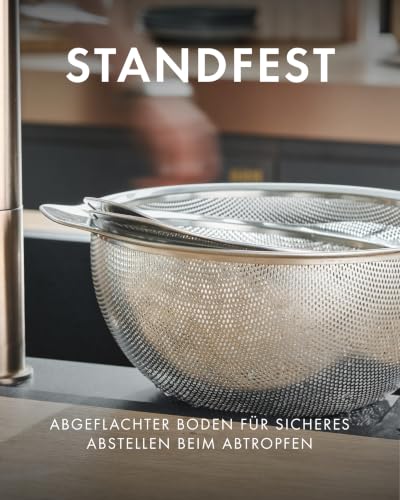 ZWILLING Table Küchensieb, 16 cm, Rostfreier Edelstahl, abgeflachter Boden – Ansicht 5
