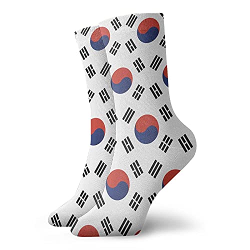874 Socquettes De Sport, Drapeau De La Corée Du Nord Chaussettes Courtes Anti-Ampoules Hommes Socquettes Excellente Chaussettes Pour Homme Training Handball 40cm