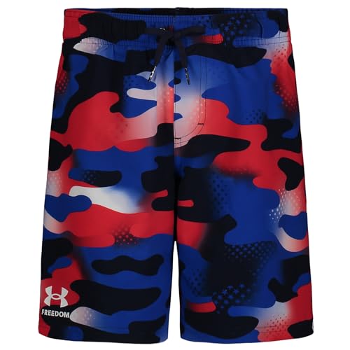Image of Under Armour Boys' Volley Swim Trunks with UPF 50+ Sun Protection, Quick Dry Bathing Suit Shorts