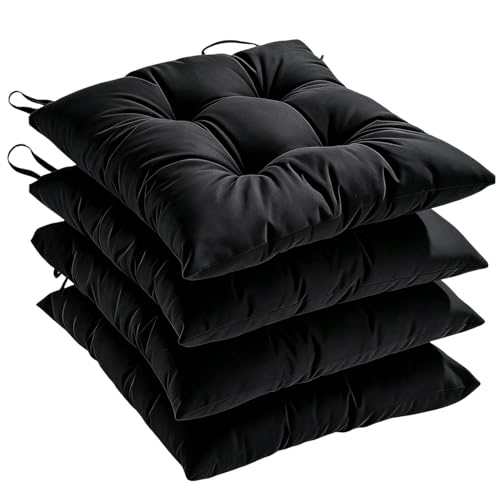 Cojines acolchados de asiento para sillas de patio balcón y césped 2