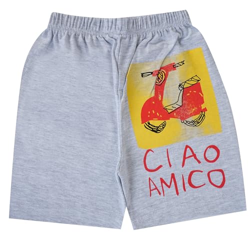 Image of T2F Boy's Printed Cotton Regular Fit Shorts(Pack of 5)
