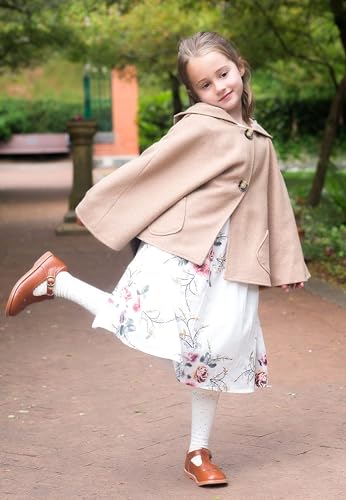 ESTINE Kids Bow School Uniform Oxford- Little Girls Flower Dress Party Shoes