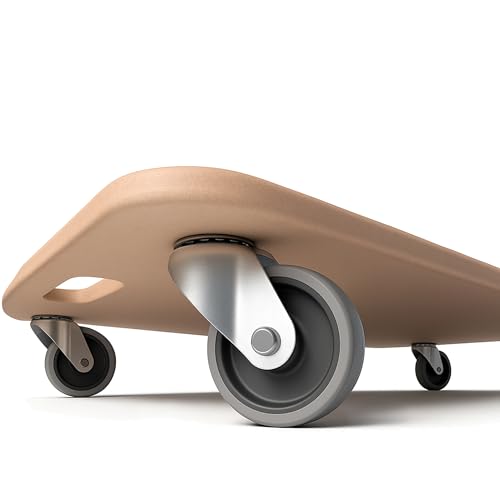 BigDean Plattformwagen bis 250kg belastbar Rollbrett mit bodenschonenden TPE Rollen Transportroller Möbelroller BigDean Plattformwagen bis 250kg belastbar Rollbrett mit bodenschonenden TPE Rollen Transportroller Möbelroller