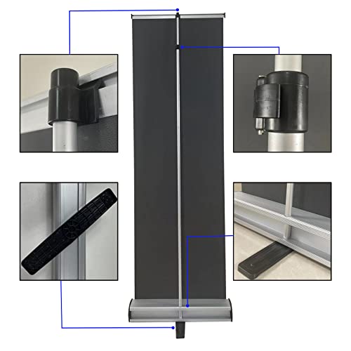 Nanyang L-002 24 Inch X72-80 Heavy-Duty Retractable Roll Up Banner Stand,For Business & Trade Show,Store Sign Display Stand thumb #4
