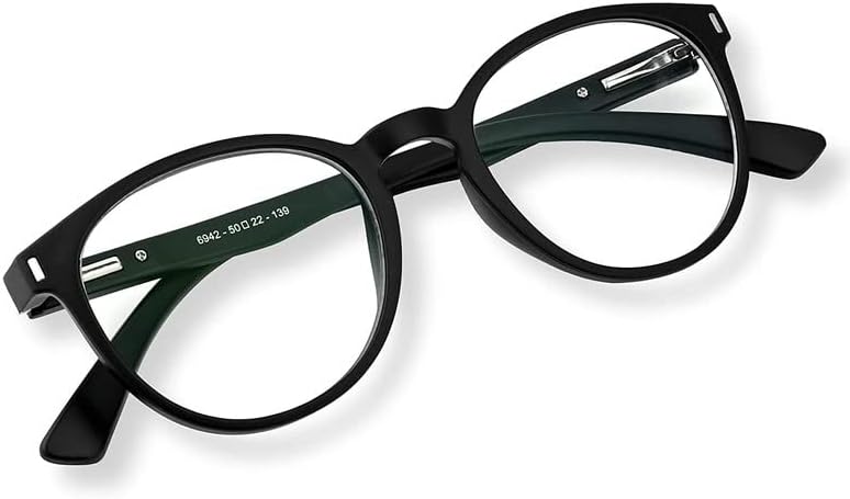 Optify® Premium Blue Ray Cut Lens |Zero Power | UV420 with Anti-reflection | CR Lens TR90 Frame Unisex Glasses For All Digital Screens |Free Size |50 mm