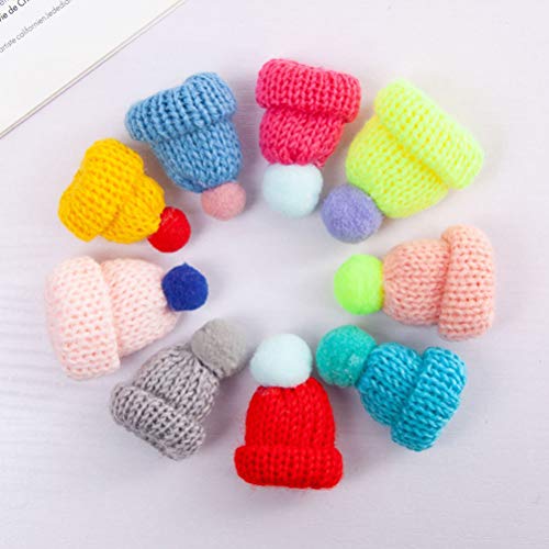 Healifty 20 pezzi mini cappello lavorato a maglia