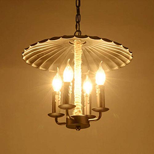 Lampes suspendues en fer vintage noir pour restaurant et salon