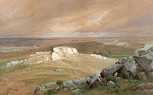 Toile William Trost Richards 60x90cm pour corriger un mur vide