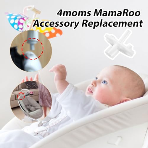 Mobiler Anschlussersatz für 4moms Mamaroo, Spielzeugstangen-Umrüstaufsatz Kompatibel mit Dem Spielzeugständer Modell 1037 Von 4moms Mamaroo