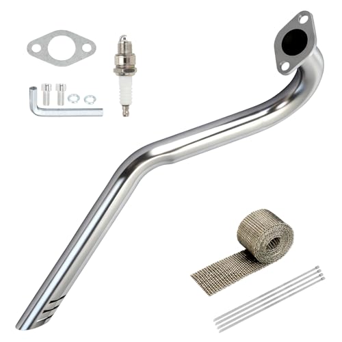 XIKOBY Upgraded Center Rear Exit Exhaust Pipe Compatible with Predator
