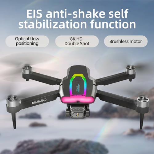 GPS Drone with 8K HD Camera & Dual-Axis Gimbal Stabilization | 25 Min Flight, Auto Takeoff/Landing, Brushless Motors | Pro Drone for Adults - Image 3