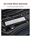 YHNNH Car Air Condition Intake Filter Flow Vent Trim Dust Prevention Melt Blown Fabric Air Filter Intake，Compatible ForTesla ，Model 3 2017-2020(C)