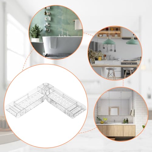 Étagère d'angle de salle de bain support adhésif étanche douche - 5