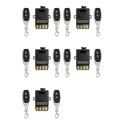Commutateur de télécommande universel 12V 24V 48V relais pompe à eau 5x
