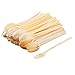 uxcell® Plastic Long-handled Disposable Home Jelly Dessert Pudding Spoons 100pcs