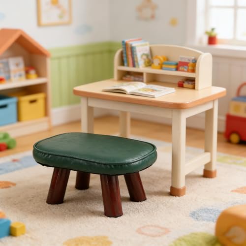 Tabouret garçons et filles en bois robuste imperméable rectangulaire - 6