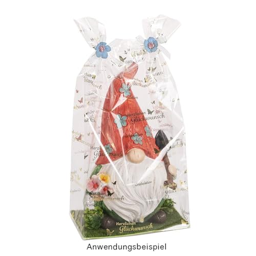 Ideen mit Herz Deko-Figur Wichtel mit Schaufel | Garten | Gartenzwerg für außen | 21 cm hoch | 13 cm breit