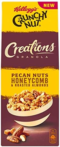 Kellogg's Crunchy Nut Creations Granola Pecan Nuts Honeycomb & Roasted Almonds, 320g
