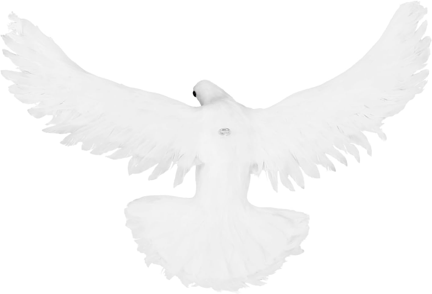 ABOOFAN Artificial Peace Dove Decoration Realistic Statue for Outdoor Garden Decor Simulated Feathered Bird Model for Home and Event Decor