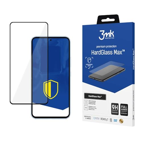 9H Verre Trempé Plein Écran pour Samsung Galaxy A35 / A55 5G - 3MK HardGlass Max
