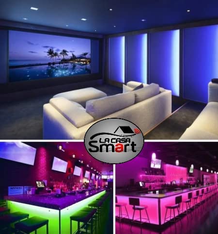 Fita Led 10Metros RGB 5050 Ip65 - Kit Completo Controle 24 Teclas Fonte 12V