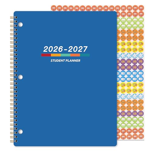 Student Planner 2026-2027 - Academic Planner 2026-2027, July 2026 - June 2027, 11
