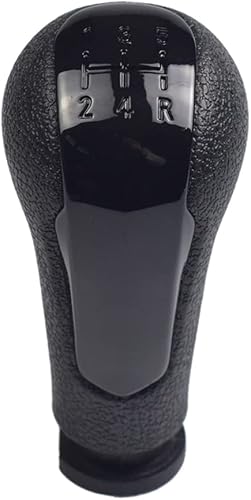 Fouedy Pomo de palanca de cambios manual para automóvil, perilla para palanca de cambios de coche, nivel de cabeza para Chevrolet Spark 2011 2013