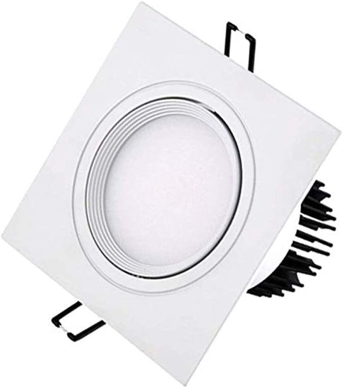 Downlight ultra-mince carré 30W réglable et blanc