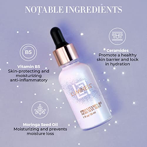 Luminess Anti-Aging Pro Vitamin B5 Face Serum - Compatible With Breeze 2 Airbrush Skincare - Nourishing Facial Serum Gently Removes Makeup Dirt & Oil - Micellar Water, Moringa Seed Oil & Ceramides #TOP2