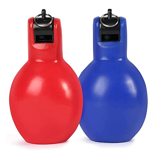 Pitos para árbitro 2 piezas, livianos de PVC miniatura 2