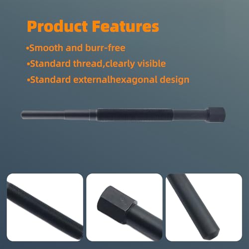 Image of PU-52422 Primary Clutch Puller Tool, Replacement for Polaris 1000 Ranger /RZR Pro /XP /RZR /Turbo 2018-2024, Steel Black