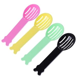 Fcnjsao Bunte Katzenstreuschaufel für Kleintierkäfig