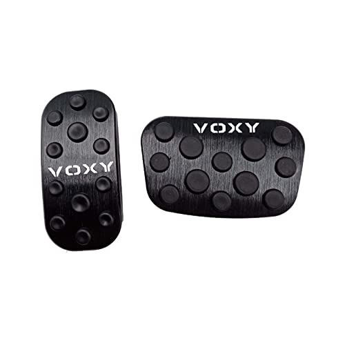 Xhfarce 新型 ヴォクシー ノア 90系 TOYOTA VOXY NOAH 4代目 R90W型 2022年1月~ 車種専用設計 高品質アルミ合金フット ペダルカバー 内装 カスタムパーツ ドレスアップ 穴あけ不要取り付け簡単、滑り止め、傷防止、汚れ防