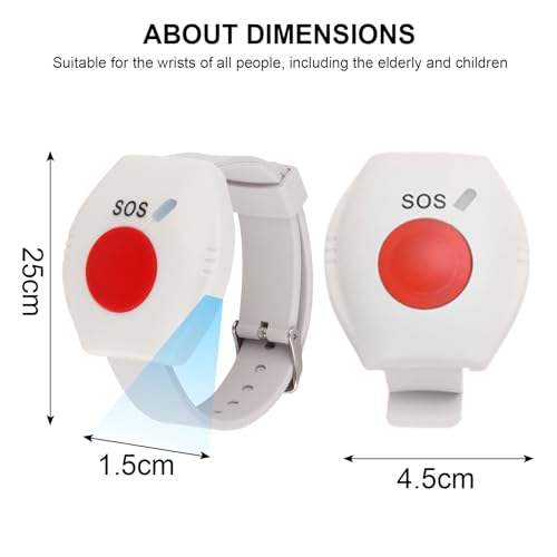 Chatthen Notrufknopf für Senioren, Notfallarmband*1