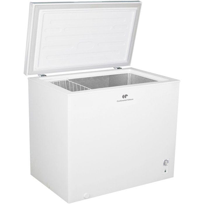 Continental Edison CECC291WD Gefriertruhe, Klasse D, 291 l, 112,5 x 60,8 x 83,5 cm, Weiß