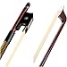 Violin Bow 4/4 Brazilwood Bow for Violin Octagonal Stick Ebony Frog with Mongolian Horse Hair