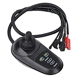 Buena compatibilidad: el controlador de joystick se puede adaptar a las principales marcas de sillas de ruedas, con buena compatibilidad, fácil instalación y carga y descarga directa.